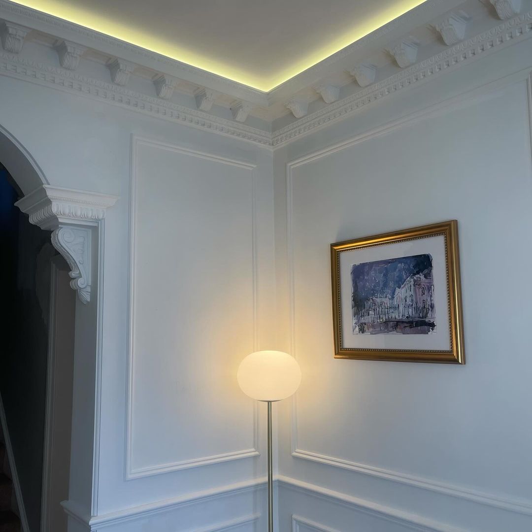 Plaster Coving Victorian Entrance Hall 175mm Drop LPC019