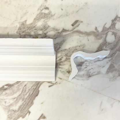 Small Victorian Swan Neck Cornice SPC070 Drop 60mm